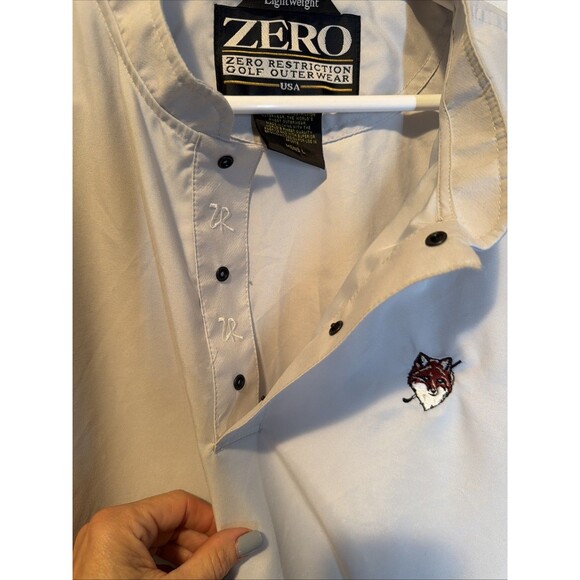 Zero Restriction Golf Lightweight Men’s Golf Vest 1/4-Snap Lg EUC - Picture 5 of 5